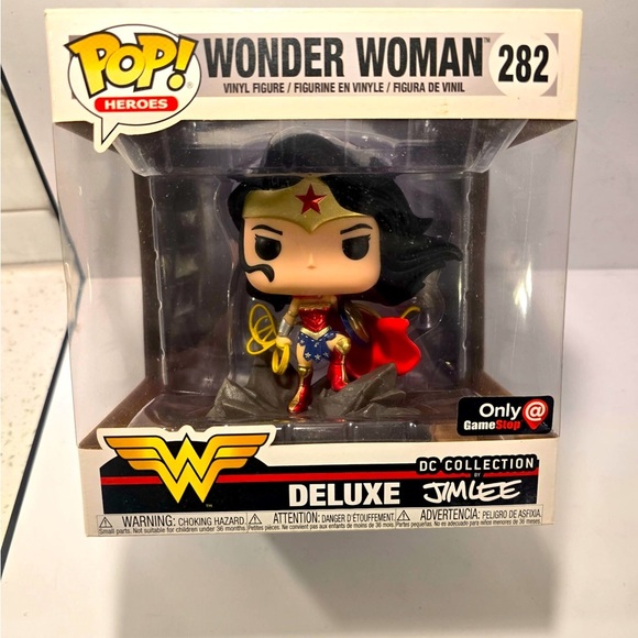 Funko Other - Funko Pop Heroes Wonder Woman Deluxe DC Collection Jim Lee # 282 Sealed NEW